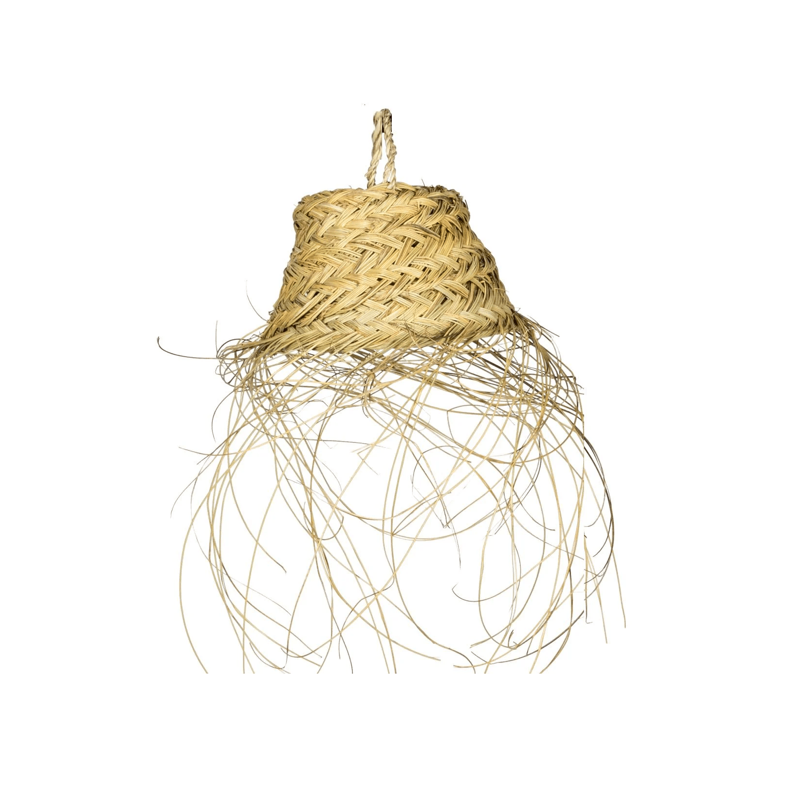 Esparto Ceiling Lampshade ZIRNIS - Image 1